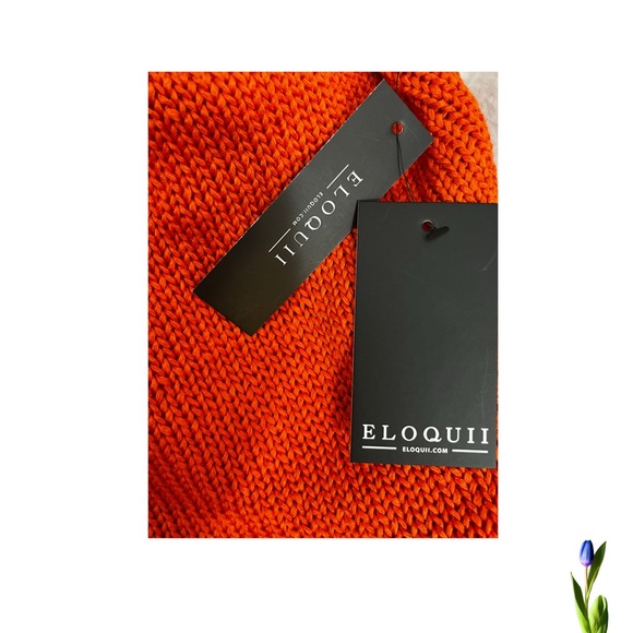 Eloquii Vibrant Orange Maxi Dress with Fringe - Picture 7 of 7